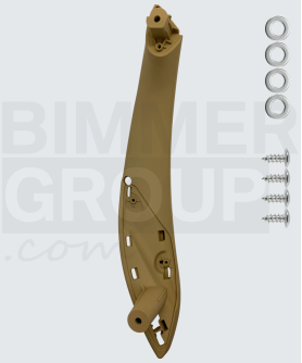 Beige Fuererseit Diergrëff fir BMW 3 Serie, 4 Serie, M3, M4 (F30/F31/F32/F33/F34/F36 F80/F82/F83)