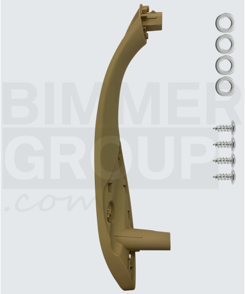 Beige Beifuererseit Diergrëff fir BMW 3 Serie, 4 Serie, M3, M4 (F30/F31/F32/F33/F34/F36 F80/F82/F83)