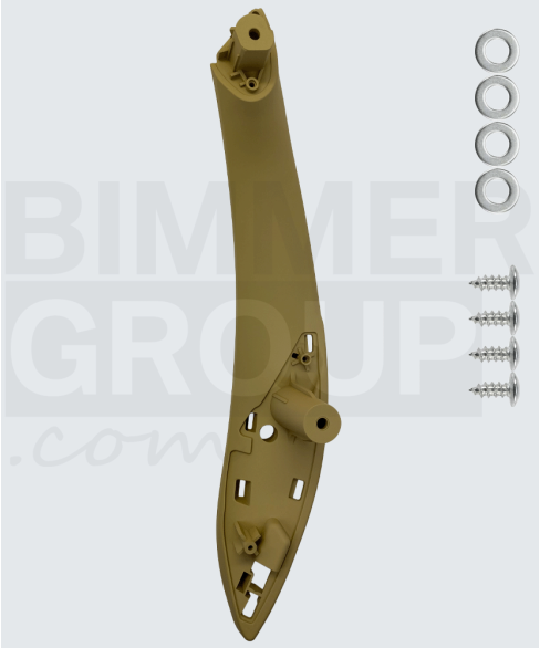 Beige Hanneschtriet Säit Diergrëff fir BMW 3 Serie, 4 Serie, M3, M4 (F30/F31/F34/F36/F80)