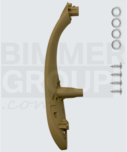 Beige Hanneschtriet Säit Diergrëff fir BMW 3 Serie, 4 Serie, M3, M4 (F30/F31/F34/F36/F80)