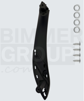 Schwaarz Fuererseit Diergrëff fir BMW 3 Serie, 4 Serie, M3, M4 (F30/F31/F32/F33/F34/F36 F80/F82/F83)