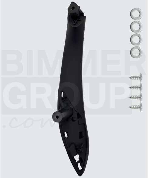 Schwaarze Hanneschtdénger Säit Diergrëff fir BMW 3 Serie, 4 Serie, M3, M4 (F30/F31/F34/F36/F80)