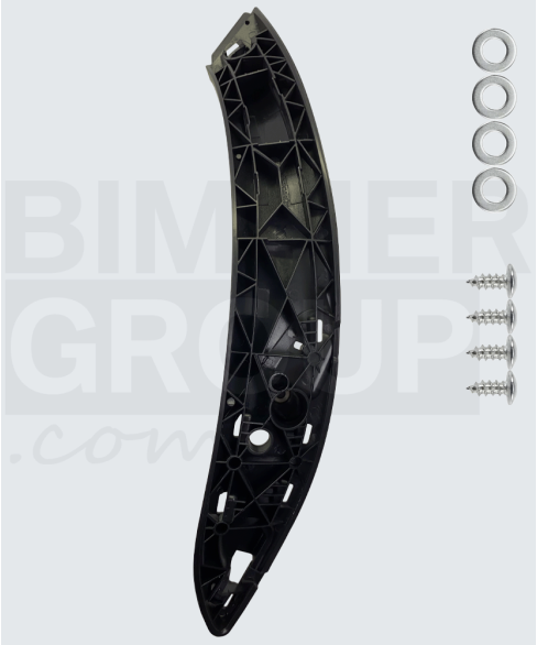 Schwaarze Hanneschtdénger Säit Diergrëff fir BMW 3 Serie, 4 Serie, M3, M4 (F30/F31/F34/F36/F80)