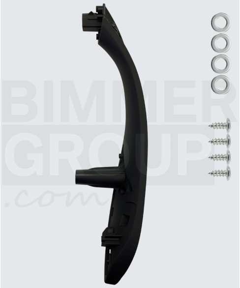 Schwaarze Hanneschtdénger Säit Diergrëff fir BMW 3 Serie, 4 Serie, M3, M4 (F30/F31/F34/F36/F80)