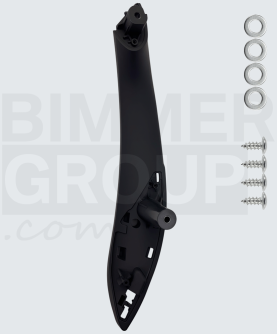 Schwaarze Diergrëff fir Hanneschtriet Säit fir BMW 3 Serie, 4 Serie, M3, M4 (F30/F31/F34/F36/F80)