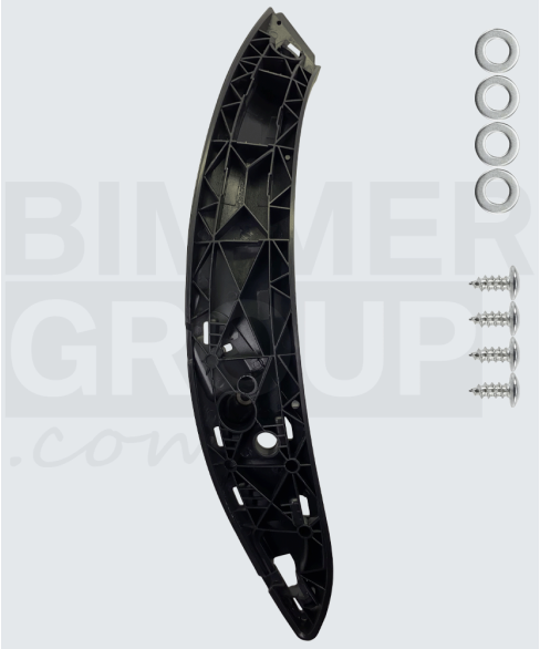 Schwaarze Diergrëff fir Hanneschtriet Säit fir BMW 3 Serie, 4 Serie, M3, M4 (F30/F31/F34/F36/F80)